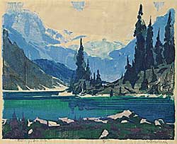 #9 ~ Barleigh - Evening, Bow Lake  #41/100