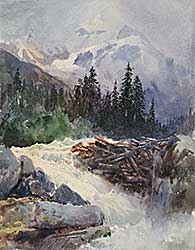 #15 ~ Bell-Smith - Selkirks Waterfall