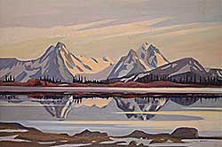 #24 ~ Bott - Hazelton Mountains - Reflecting in Lake, on Hudson Bay Mountain, Smithers B.C.