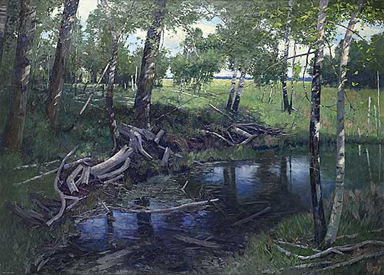 #100 ~ Flodberg - Shaded Pond