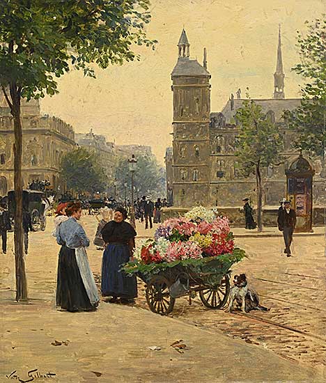 #116 ~ Gilbert - Untitled - Flower Seller