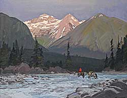 #95 ~ Ewart - Evening Light, Near Blue River, B.C.