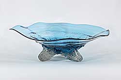 #114 ~ Gibeau - Untitled - Blue Face Bowl