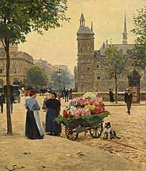 #116 ~ Gilbert - Untitled - Flower Seller