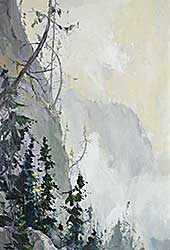 #124 ~ Grandbois - Untitled - Trees on the Cliff