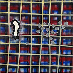 #135 ~ Harms - Untitled - Abstract Grid