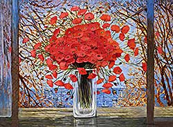 #142 ~ Henry - Coquelicot - Red and Blue