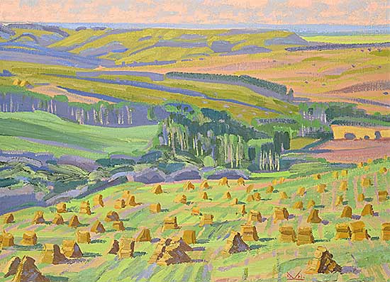 #169 ~ Kerr - Hayfield Near Millarville