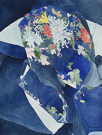 #179 ~ Klar - Blue Chrysanthemum