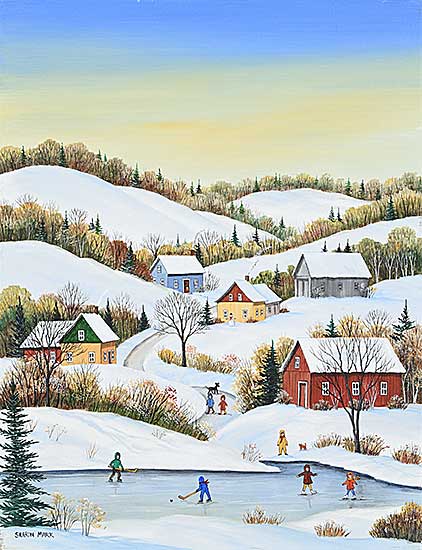 #202 ~ Mark - Untitled - Heading to the Rink