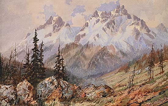 #204 ~ Martin - Untitled - Mountain Landscape