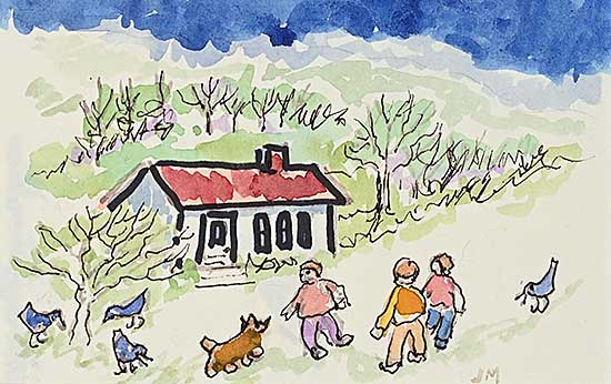 #220 ~ Mitchell - One Little House, 3 Kids, 4 Birds and 1 Dog!
