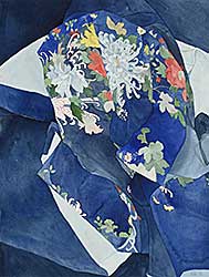 #179 ~ Klar - Blue Chrysanthemum