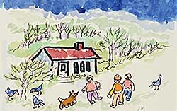 #220 ~ Mitchell - One Little House, 3 Kids, 4 Birds and 1 Dog!