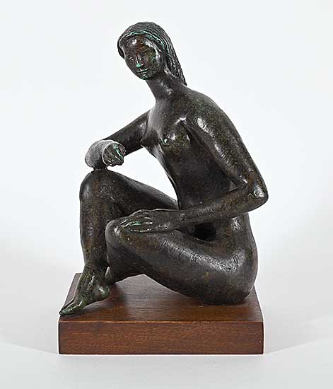 #284 ~ Rosenthal - Untitled - Seated Nude  #2/10