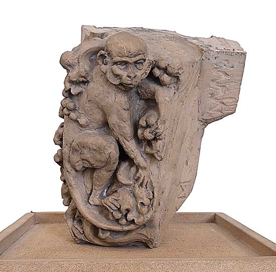 #304 ~ School - Untitled - Monkey [Architectural Detail]