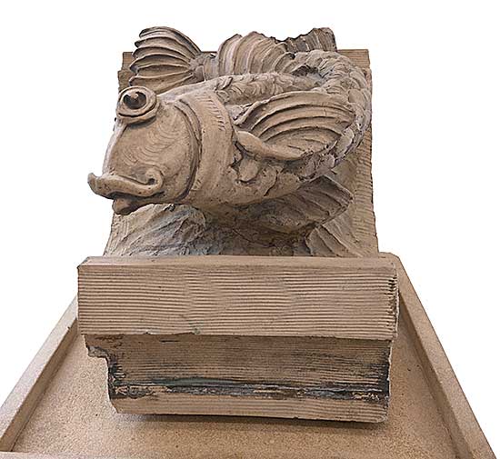 #305 ~ School - Untitled - Fish [Architectural Detail]