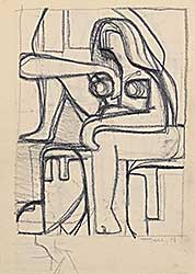 #233 ~ Nicoll - Untitled - Portrait of a Seated Woman