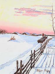 #288 ~ Sapp - Untitled - Collecting Wood