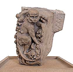 #304 ~ School - Untitled - Monkey [Architectural Detail]