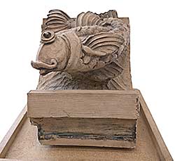 #305 ~ School - Untitled - Fish [Architectural Detail]