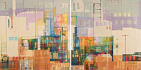 #358 ~ Vogel - Stream [Diptych]