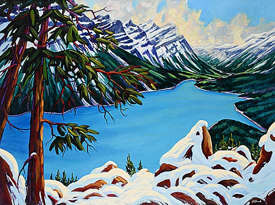 #364 ~ Wood - Peyto Vista