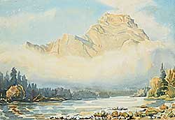 #314 ~ Shelton - Morning Mist on Wind Mountain, Exshaw