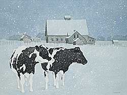 #345 ~ Thomson - Untitled - Cows in Snow