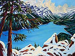 #364 ~ Wood - Peyto Vista