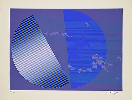 #2003 ~ Aguero - Untitled - Blue Sphere #81/200
