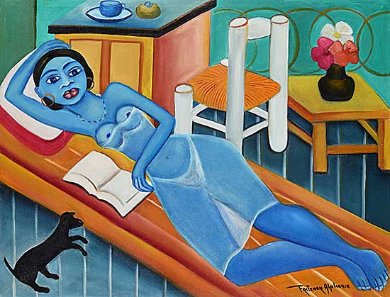 #2006 ~ Alphonse - Dishabille Blue Lady