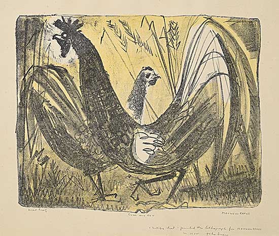 #2024 ~ Bates - Cock and Hen  #Artist's Proof