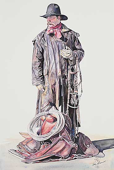 #2031 ~ Bennett - Untitled - Standing Cowboy