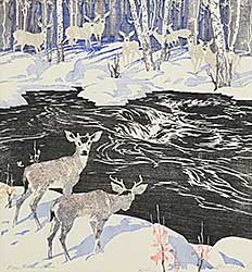 #2020 ~ Barleigh - Deer, Kananaskis  #76/100