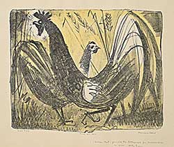#2024 ~ Bates - Cock and Hen  #Artist's Proof
