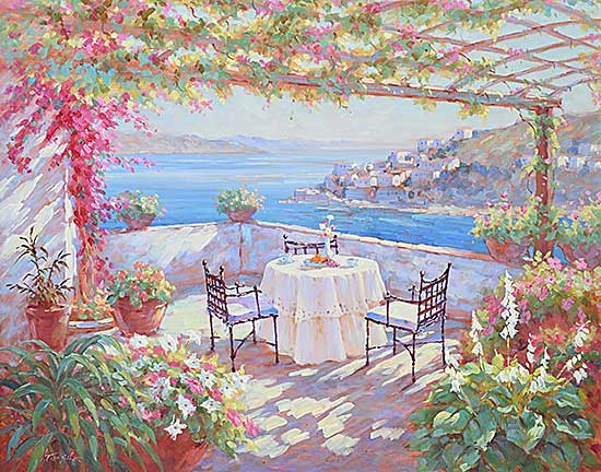 #2172 ~ Ho - Untitled - Table by the Sea