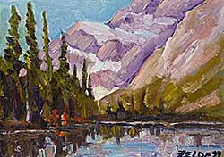 #2115 ~ Faye Nelson - Untitled - Mountain River