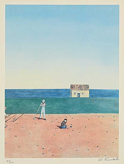 #2191 ~ Kurelek - Potato Diggers   #263/300