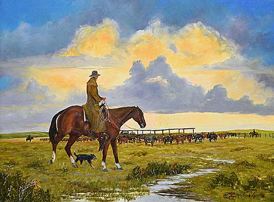 #2196 ~ Landes - Evening Storm