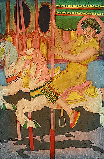 #2214 ~ Leier - Untitled - Carousel Ride