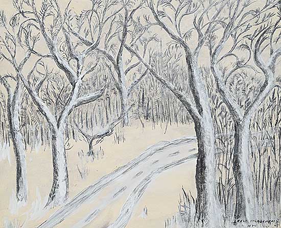 #2245 ~ McCaugherty - Untitled - Winter Road