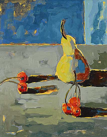 #2249 ~ McNaughton - Untitled - Pear and Cherries