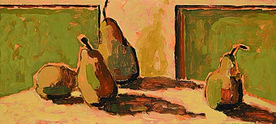 #2250 ~ McNaughton - Untitled - Three Pears and a Lemon I