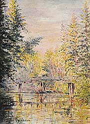 #2178 ~ Jacobson - Untitled - Bridge in the Spring