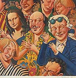 #2192 ~ LaFave - Untitled - Mona and Friends