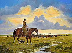 #2196 ~ Landes - Evening Storm