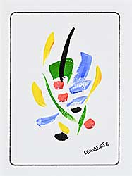 #2202 ~ Leadbeater - Untitled - Abstract Brushwork IX