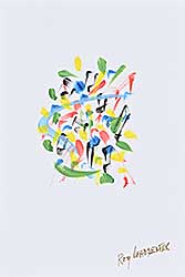#2203 ~ Leadbeater - Untitled - Abstract Brushwork VIII