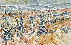 #2231 ~ Mackie - Untitled - Trees in the Foothills